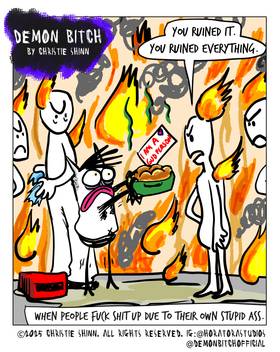 Read Demon Bitch - The Webcomic!  76 Page 1 in English