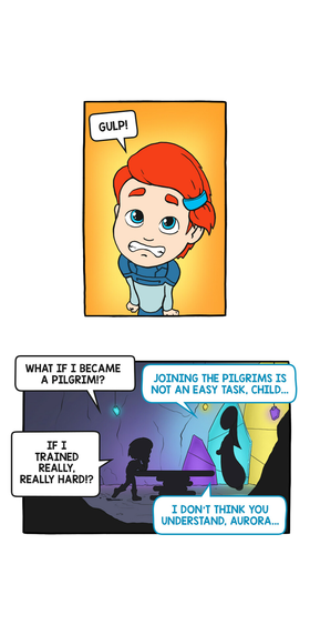 Read Life in the Cave | Aurora the Lost Medallion  6 Page 2 in English