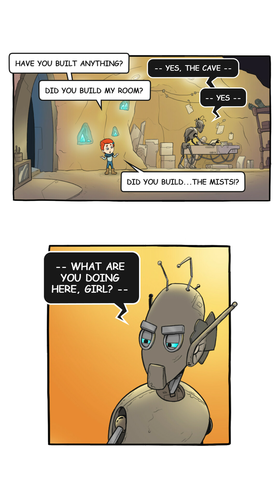 Read Life in the Cave | Aurora the Lost Medallion  7 Page 3 in English