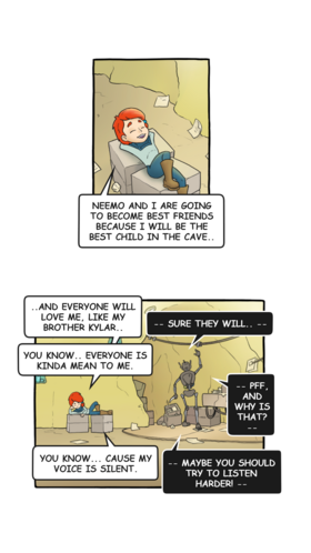 Read Life in the Cave | Aurora the Lost Medallion  9 Page 3 in English