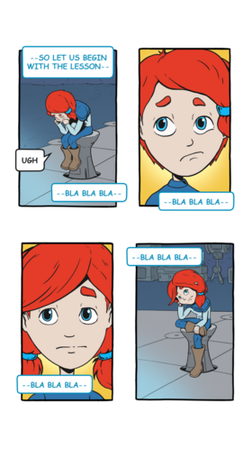 Read Life in the Cave | Aurora the Lost Medallion  10 Page 3 in English