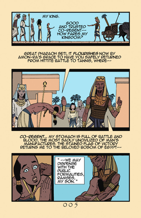 Read The Lone and Level Sands (2009)  1 Page 5 in English