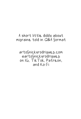 Read Migraine: What is it? - a Q&A zine about migraine  1 Page 2 in English