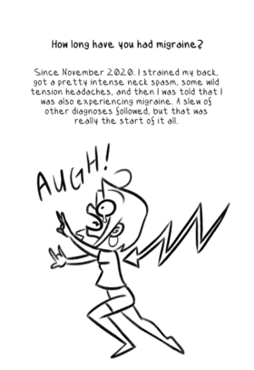 Read Migraine: What is it? - a Q&A zine about migraine  1 Page 3 in English