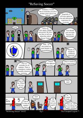 Read The Uncaped Legion  74 Page 1 in English