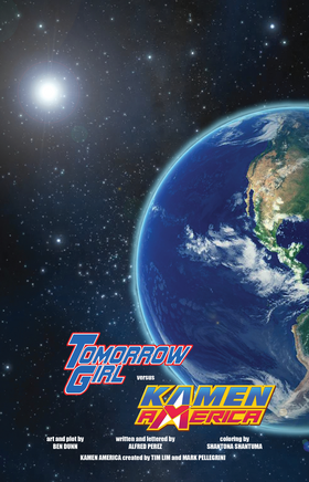 Read TOMORROW GIRL vs KAMEN AMERICA  1 Page 4 in English