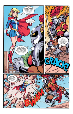 Read TOMORROW GIRL vs KAMEN AMERICA  1 Page 7 in English