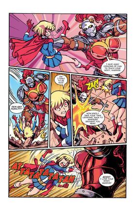 Read TOMORROW GIRL vs KAMEN AMERICA  1 Page 8 in English
