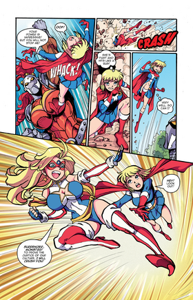 Read TOMORROW GIRL vs KAMEN AMERICA  1 Page 9 in English