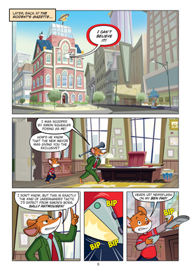 Read Geronimo Stilton Reporter  2 Page 9 in English