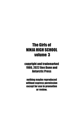 Read GIRLS OF NINJA HIGH SCHOOL  3 Page 3 in English