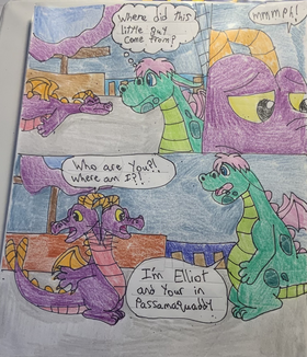 Read Elliott and Figment Team-Up   1 Page 4 in English