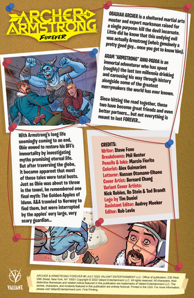 Read Archer & Armstrong Forever  3 Page 2 in English