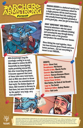 Read Archer & Armstrong Forever  3 Page 2 in English