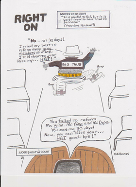 Read RIGHT ON the comic strip  35 Page 1 in English