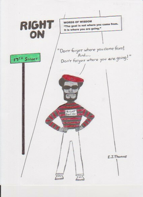 Read RIGHT ON the comic strip  37 Page 1 in English