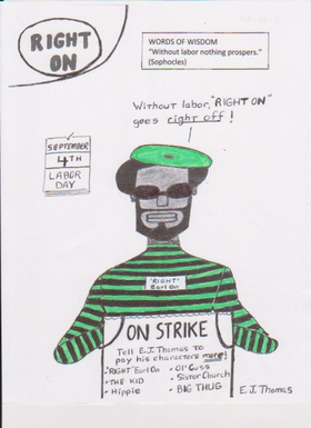 Read RIGHT ON the comic strip  42 Page 1 in English