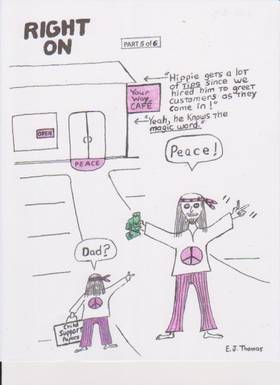 Read RIGHT ON the comic strip  56 Page 1 in English