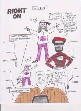 Read RIGHT ON the comic strip  57 Page 1 in English