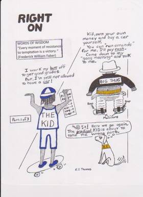 Read RIGHT ON the comic strip  66 Page 1 in English