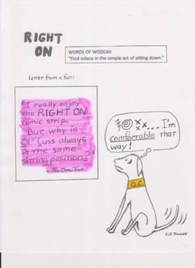 Read RIGHT ON the comic strip  82 Page 1 in English