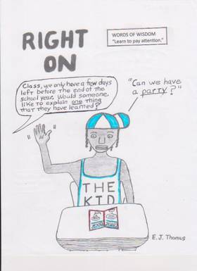 Read RIGHT ON the comic strip  84 Page 1 in English
