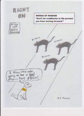 Read RIGHT ON the comic strip  107 Page 1 in English