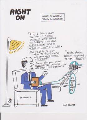 Read RIGHT ON the comic strip  108 Page 1 in English