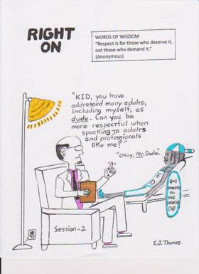 Read RIGHT ON the comic strip  112 Page 1 in English