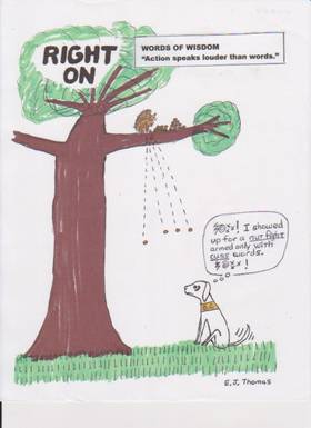 Read RIGHT ON the comic strip  136 Page 1 in English