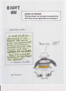 Read RIGHT ON the comic strip  142 Page 1 in English