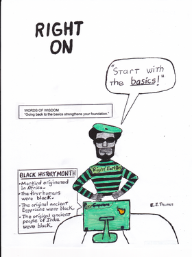 Read RIGHT ON the comic strip  9 Page 1 in English