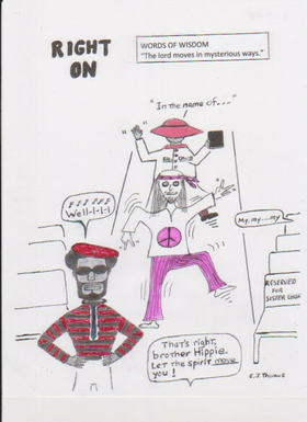 Read RIGHT ON the comic strip  17 Page 1 in English