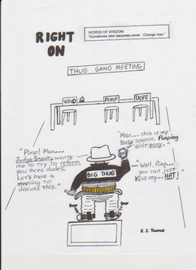 Read RIGHT ON the comic strip  21 Page 1 in English