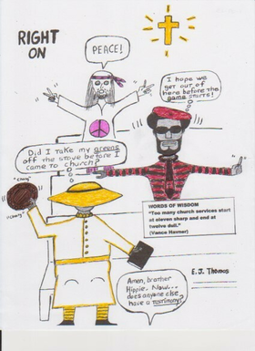 Read RIGHT ON the comic strip  34 Page 1 in English