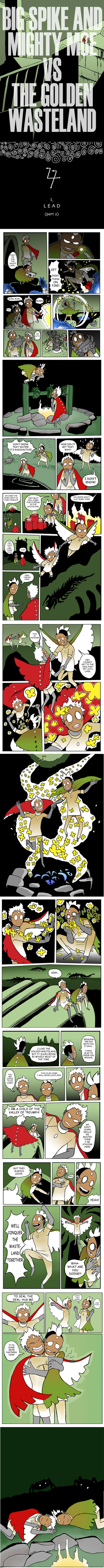Read Big Spike and Mighty Moe Vs the Golden Wasteland  1 Page 2 in English