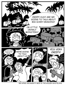 Read Big Spike and Mighty Moe Vs the Golden Wasteland  5 Page 3 in English