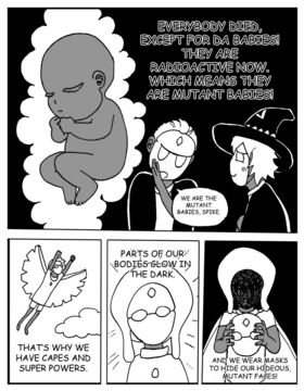 Read Big Spike and Mighty Moe Vs the Golden Wasteland  5 Page 8 in English