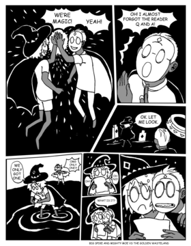 Read Big Spike and Mighty Moe Vs the Golden Wasteland  5 Page 10 in English