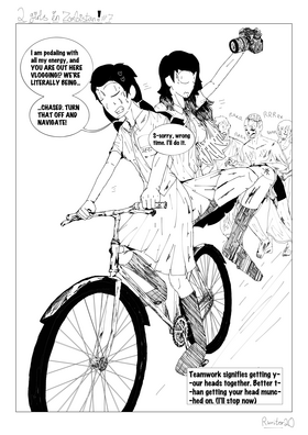 Read 2 girls in zombistan  8 Page 1 in English