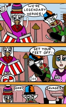 Read Hawk and Flo: Ice Cream Truck of Doom  2 Page 3 in English