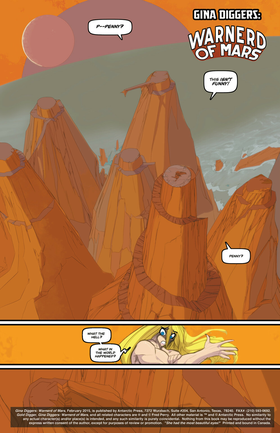 Read GINA DIGGERS, WAR NERD OF MARS  1 Page 2 in English