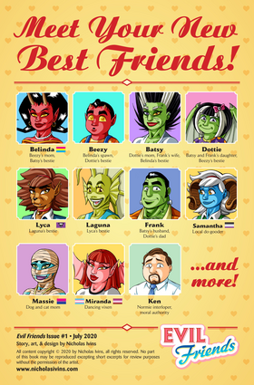 Read Evil Friends  1 Page 2 in English