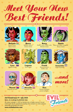 Read Evil Friends  1 Page 2 in English