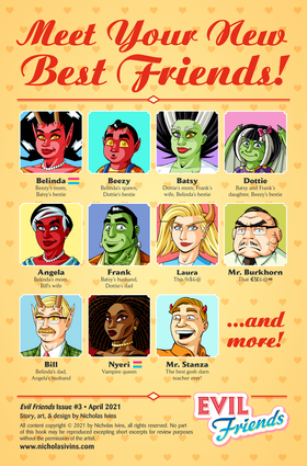 Read Evil Friends  3 Page 2 in English