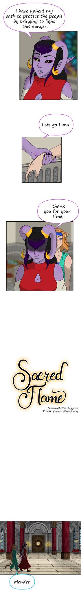Read Sacred Flame  74 Page 1 in English