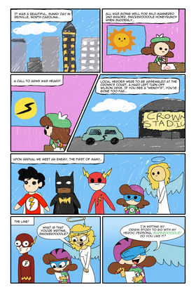 Read Superdoodle Saves Comic-Con (A Snickerdoodle Adventure)  1 Page 1 in English