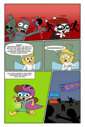 Read Superdoodle Saves Comic-Con (A Snickerdoodle Adventure)  1 Page 9 in English
