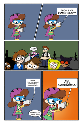 Read Superdoodle Saves Comic-Con (A Snickerdoodle Adventure)  1 Page 10 in English