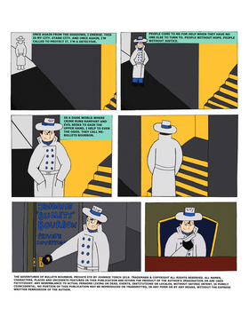 Read The Adventures Of Bullets Bourbon, Private Eye  2 Page 4 in English